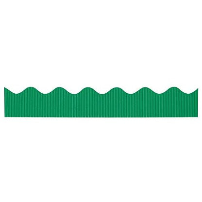 Bordette Scalloped Decorative Border P37144, 2-1/4" x 50', Emerald, 1 Roll