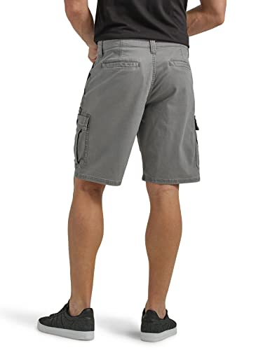 Wrangler Authentics Men's Classic Cargo Stretch Short, Gunmetal, 36