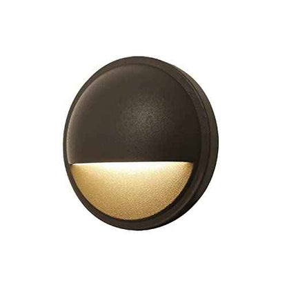 GKOLED Low Voltage LED Deck Lights, 12V AC/DC Landscape Step Railing Fence Light, 2W 2700K Accent Lighting Fixture, Die-cast Aluminum, Dark Brown, 6-Pack