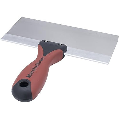 MARSHALLTOWN DuraSoft II Taping Knife, 8 Inch Stainless Steel Blade, For Drywall Finishing, 4508SD
