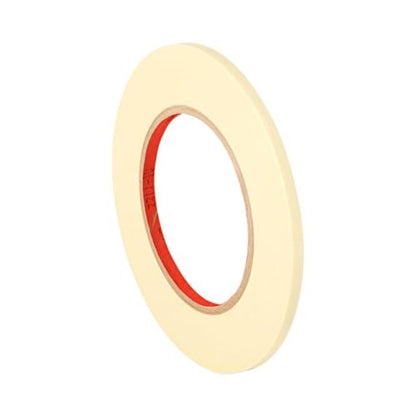 3M 2364 Performance Masking Tape - 0.50 in. x 180 ft. Tan, Rubber Adhesive, Crepe Paper Backing Painters Tape Roll