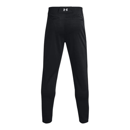 Under Armour Men's Utility Baseball Pants 22, (001) Black / / White, X-Large