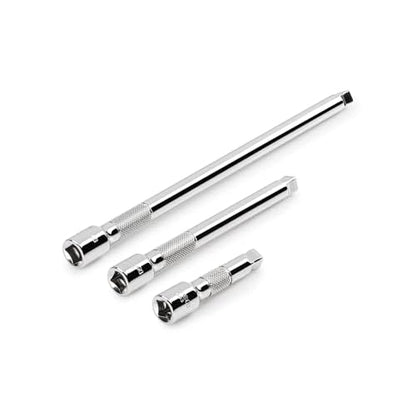 TEKTON 3/8 Inch Drive Wobble Extension Set, 3-Piece (3, 6, 10 in.) | SHA91014