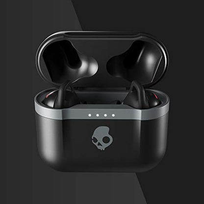 Skullcandy Indy Evo in-Ear Wireless Earbuds, 30 Hr Battery, Microphone, Works with iPhone Android and Bluetooth Devices - Black
