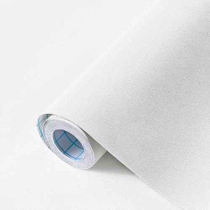 Heroad 17.7¡± x 118¡± Peel and Stick Wallpaper Matte White Contact Paper for New Environmentally Friendly Materials Thickening Upgrade Wallpaper for Countertops Bathroom Kitchen Papel Tapiz para Pared