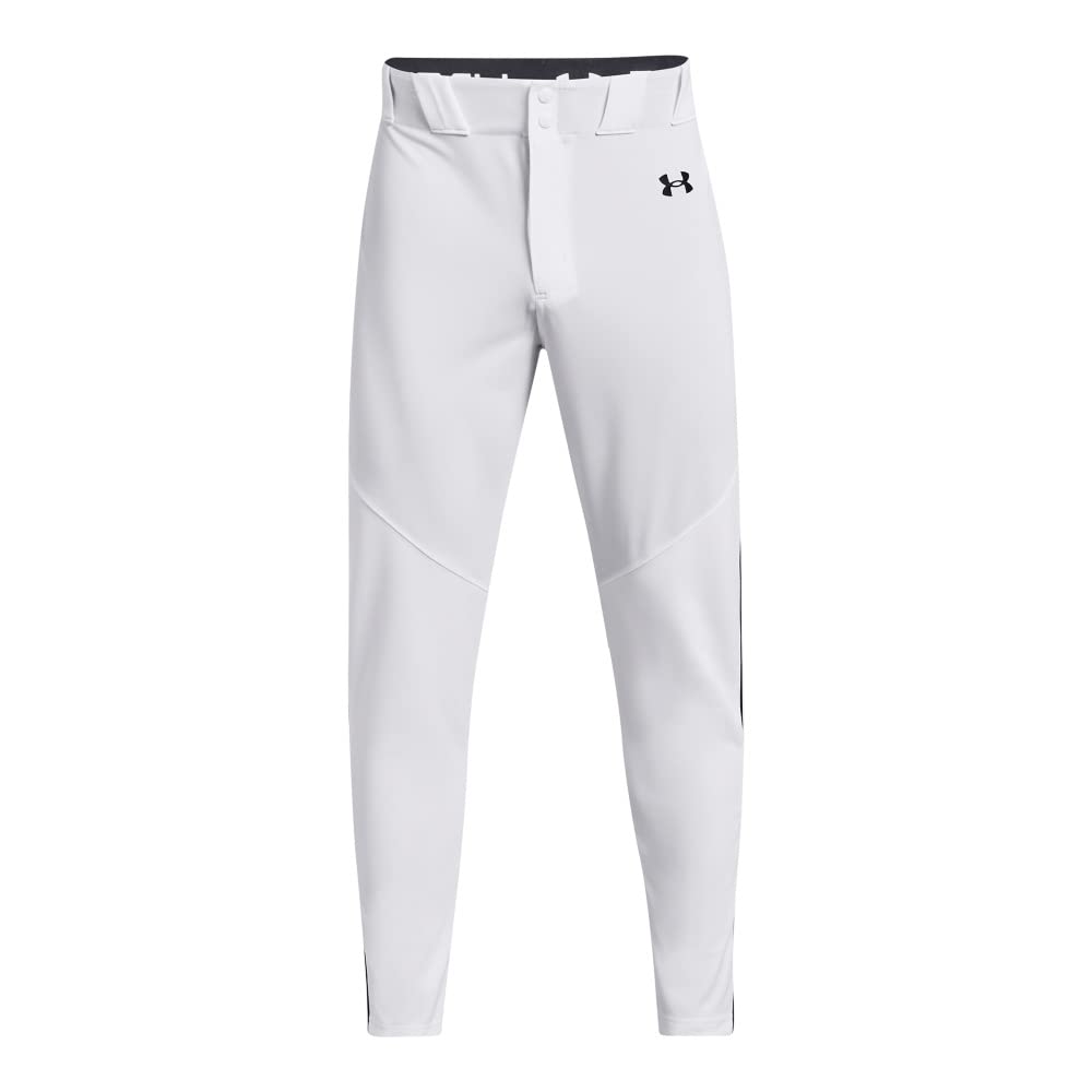 Under Armour Men's Utility Baseball Straight Leg Pant Pipe 22, (102) White/Midnight Navy/Midnight Navy, 3X-Large