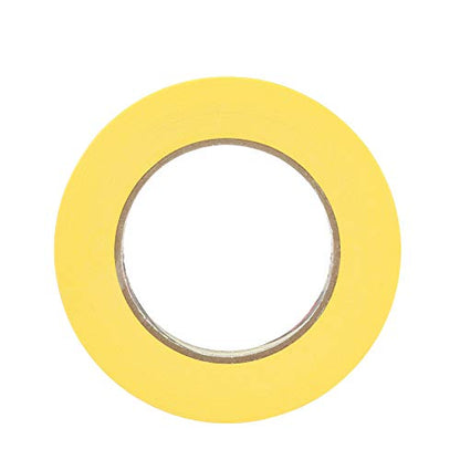 3M 301+ High Performance Masking Tape, Yellow, 18 mm x 55 m - High Performance Holding and Masking Tape for Automotive, Specialty Vehicle and Industrial Markets (Pack of 1)