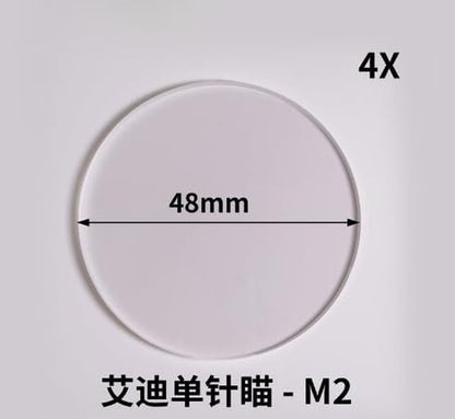 Archery Bow Sight Scope Lens - 4x/6x/8x Magnification for Target Aiming | 35/45/48/54mm Options
