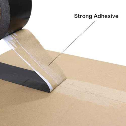 Black Duct Tape - Heavy Duty Waterproof Tape 1.88 Inch Wide - Strong Adhesive, Extra Thickness, Tear by Hand - Great for Indoor & Outdoor Use, Moving Boxes, Repairs - 45 Ft