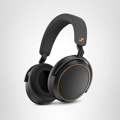 Sennheiser MOMENTUM 4 Wireless Noise Cancelling Headphones - Bluetooth Headset for Crystal-Clear Calls, Adaptive Noise Cancellation, Over-Ear Headphones, 60h Battery Life, Folding Design, Black/Copper
