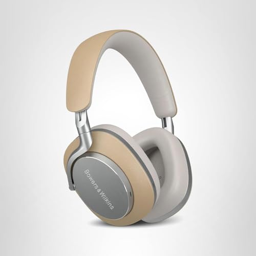 Bowers & Wilkins Limited Edition Px8 Over-Ear Bluetooth Headphones, Advanced Active Noise Cancellation Wireless Headphones, Luxurious Materials, 30-Hr Battery Life, 15-Min Quick Charging, Tan