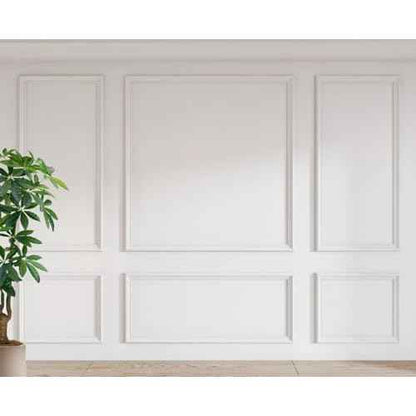 Pre-Cut3D Wall Panels Self-Adhesive PVC Wall Molding Trim for Interior Wall Decor, Easy Install Wainscoting Paneling Room Bedroom Accent Wall 6 Set