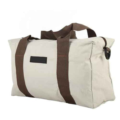 Garosa Wide Mouth Tool Bag Waterproof Wrench Bag Cable Bag Machine Storage Bag Canvas Case Handbag Gray for Electricians Plumbers Mechanics Handymen (20in)