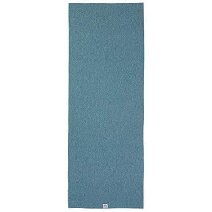Gaiam Yoga Towel - Mat Sized Active Dry Non Slip Moisture Wicking Sweat Absorbent Microfiber Hot Yoga Towel for Women & Men | Stay-Put Corner Pockets (70" Long x 26" Wide)