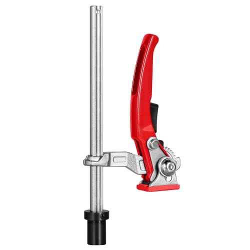 TOOLCOOL MFT Table Workbench Quick Ratchet Bench Dog Clamp 3/4 Inch Dog Hole Clamp Hold Down Clamp for Woodworking (2 Pack)
