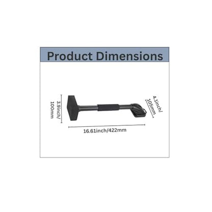 ZY457 18 Inch Economy Carpet Stretcher Knee Kicker with Protective Buffer Pad, Black