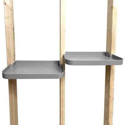 VersaCaddy Between Stud Shelving | for Garage, Home | Open Wall Shelf That Fits Between Studs | Package of Two Large Shelves