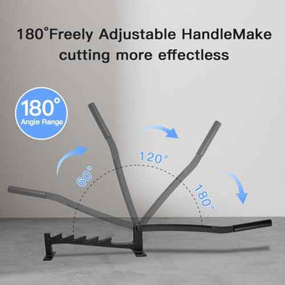 Wood Splitter - Wall Mounted Log Splitter, Firewood Kindling Splitter, Portable Manual Fire Wood Kindling Splitter Firewood Cutter Heavy Duty Cracker for Home & Campsite (Including Gloves)