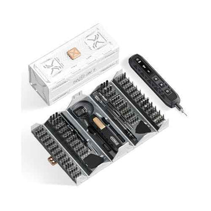 Electric Screwdriver Kit, 181 in 1 Mini Precision Screwdriver Set with 162 Magnetic Bits, 3 Torque Settings, 3.7V Cordless Power Screwdriver Repair Tool for Phone Camera Laptop Watch