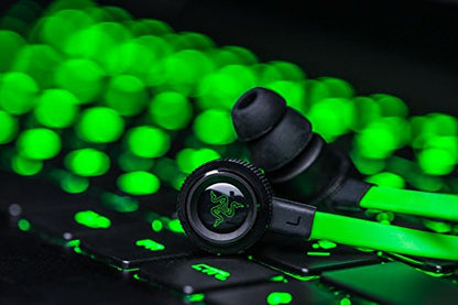 Razer Hammerhead Pro v2 Earbuds: Custom-Tuned Dual-Driver Technology - in-Line Mic & Volume Control - Aluminum Frame - 3.5mm Headphone Jack - Green