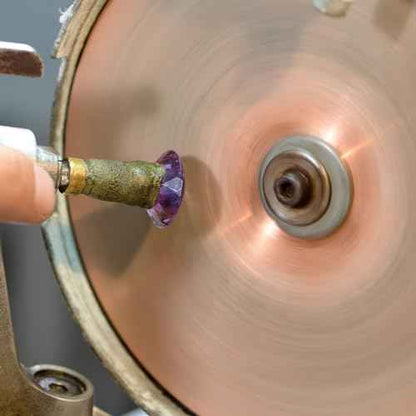 HARFINGTON Diamond Flat Lap Disc Set 8" x 1/2" Arbor 320/600/800/1200/3000 Grit Abrasive Wheel Lapping for Grinding Sanding Ceramics, Glass, Stones
