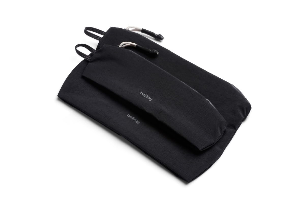 Bellroy Lite Pouch Duo (Lightweight Pencil case and Pouch) - Black
