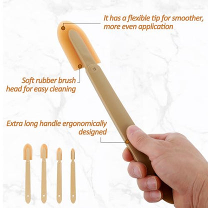 4 Size Caulk Smoothing Tool Silicone Caulking Finishing Tool Caulking Finger Kit Reusable Sealant Spatula Spreader Rubber Caulk Finishing Set Grout Sealer Remover for Tiles Brick Kitchen Bathroom