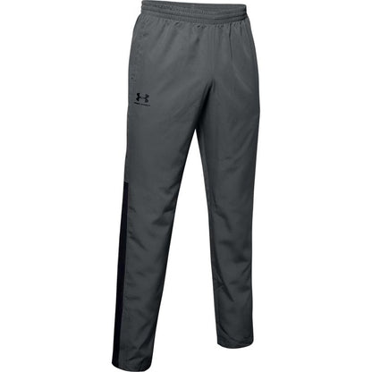 Under Armour Men's Woven Vital Workout Pants , Pitch Gray (012)/Black, Large