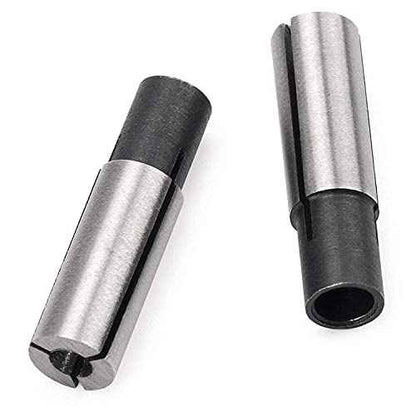 4 Pieces High-Carbon Steel Collet Die Grinder Chuck Driver Adapter 1/4" to 1/8" CNC Engraving Bit Router Converter for Engraving Machine Tool