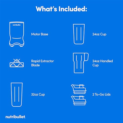 nutribullet Ultra Personal Blender NB50500, 32 oz, Gray