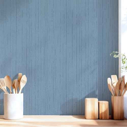 Grasscloth Peel and Stick Wallpaper Grey Blue 15.74" X 118.11" Fabric Textured Self-Adhesive Contact Paper Removable Vinyl Wall Paper Grass Cloth Linen Wallpapers for Bathroom Bedroom Cabinets Desk
