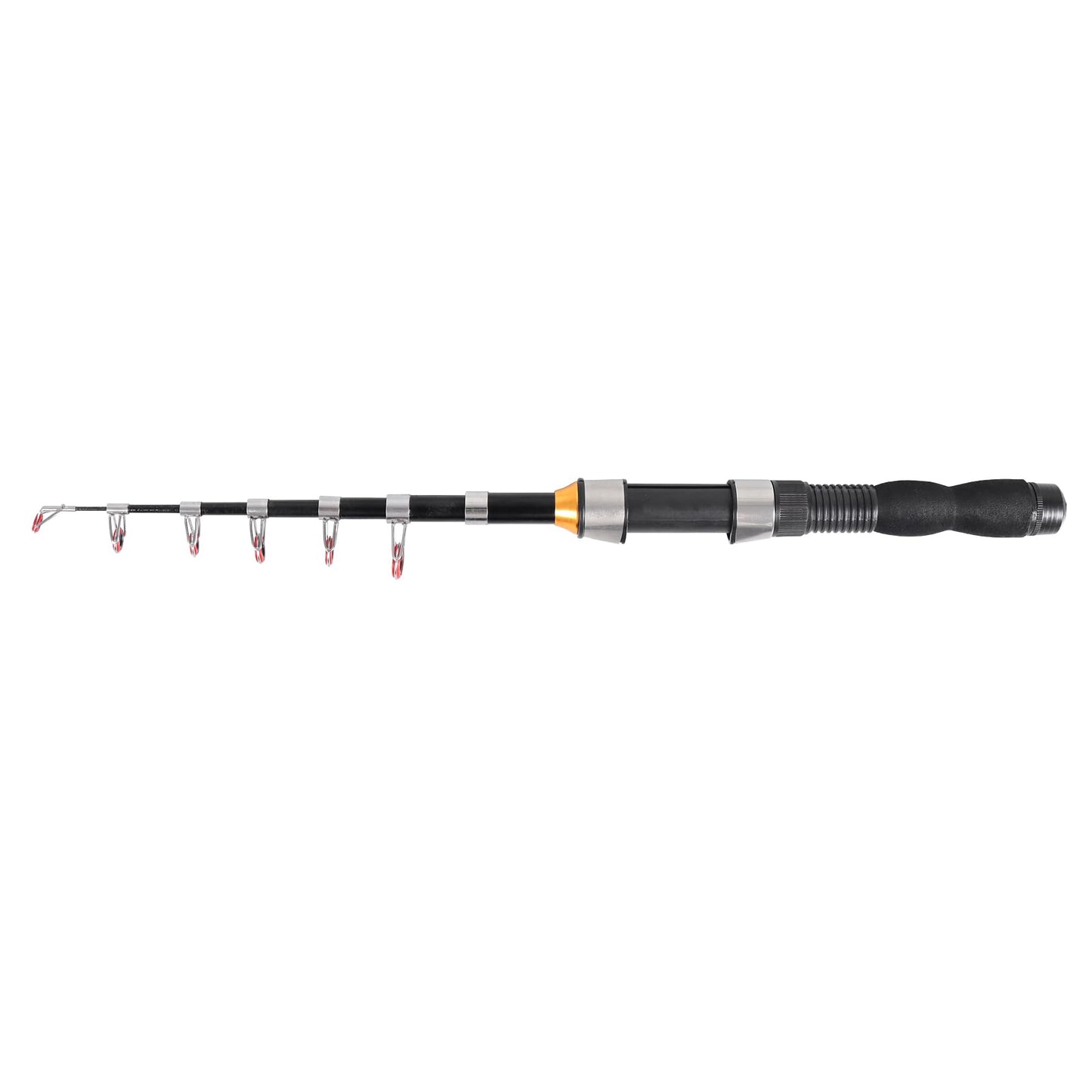 Mini Telescopic Fishing Rod, Spinning Fishing Rod Small Collapsible Fishing Rod for Saltwater and Freshwater, Lightweight and Compact Design, 59 inches