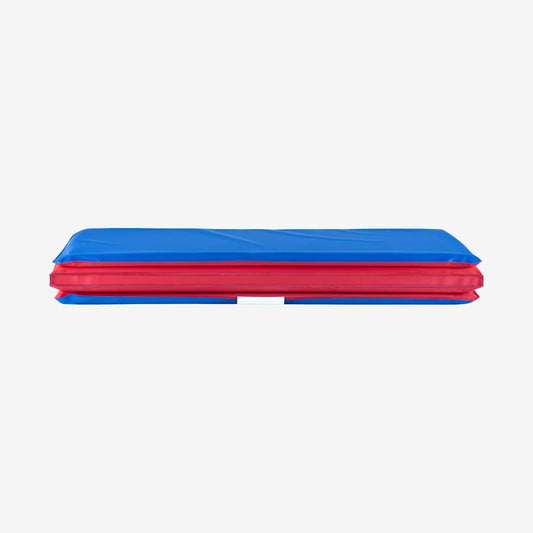 KinderMat, 5/8" Thick, 4-Section Rest Mat, NEW - NOT RESOLD, 45" x 19" x 5/8", Red/Blue, Great for School, Daycare, Travel, and Home, Made in The USA