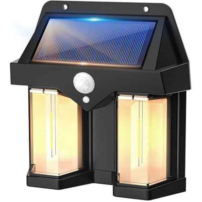 New Solar Wall lamp Features Three Lighting Modes from Dusk to Dawn, with an Ip65 Waterproof Motion Sensor for Outdoor Lighting and Automatic Light Sensing, Suitable for Multiple scenarios 1PC