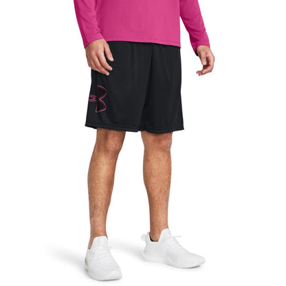 Under Armour Men's Tech Graphic 10" Shorts, (019) Black / / Astro Pink, 3X-Large Tall
