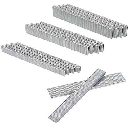 HW HAMWOO 18 Gauge 1800PCS,1/4" Narrow Crown Staples (1/2"- 400; 3/4"- 400; 1"- 400) and Brad Nails (5/8"-300,3/4"-300), Suitable for Most Brand of 18 Gauge Stapler