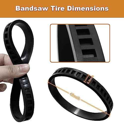 2 Pack 45-69-0030 Blade Pulley Tires Compact Band Saw Replacement for Bandsaw 2629-20 6242-6 2429-20