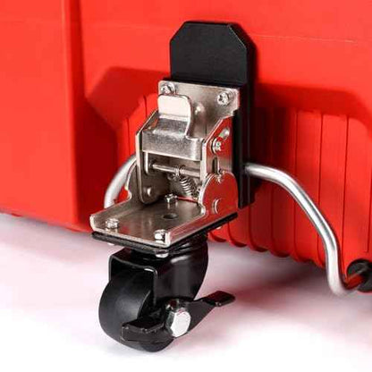 Upgraded Packout Caster Wheel Kit, Steel Construction Front Wheel with Brake for Milwaukee Packout Rolling Toolbox, 200 Lbs Capacity