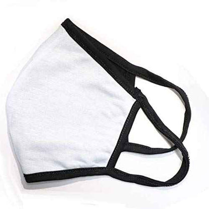 CMTK Unisex Anti Dust Face Mouth Mask Black Cloth Cotton Face Mask Washable Reusable - Protection from Dust Pollen Pet Dander