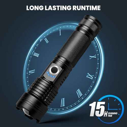 Flashlight Rechargeable 99,000 High Lumens - 3 Pack Bright LED Flash Light with 5 Modes, Handheld Waterproof Linterna for Camping, Home, Outdoor