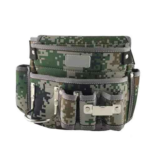 Oxford Cloth Waist Tool Bag with Belt Multiple Pocket Tool Pouch Electrician Tool Organizer Bag