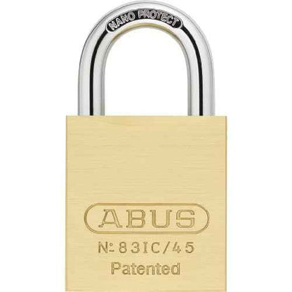 ABUS 83IC/45 Small Format Interchangeable Core Padlock - Core/Cylinder Not Included