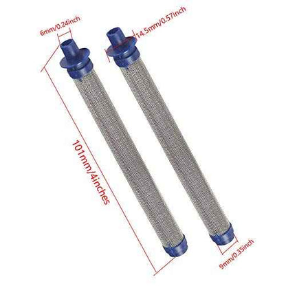 5pcs/Pack Airless Spray Gun Filter Replacement 60-Mesh SG2 SG3 Paint Filter Fits for Spray Gun Models SG10, SG20, SG Pro, SG2, SG3
