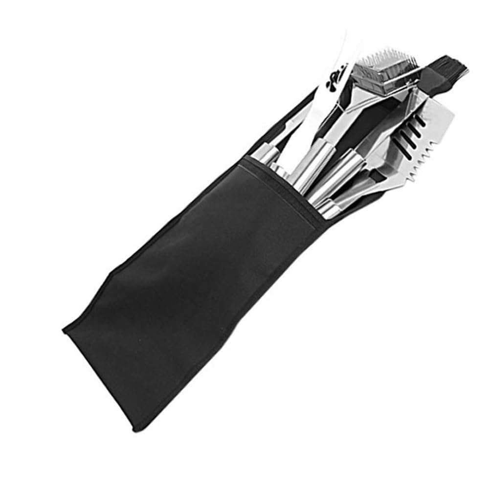 Hemoton Bbq Tool Storage Bag 18.7X8.3 Inch Lightweight Grill Utensil Pouch with Shoulder Strap for Outdoor Barbecue Tool Organizer and Accessory Holder