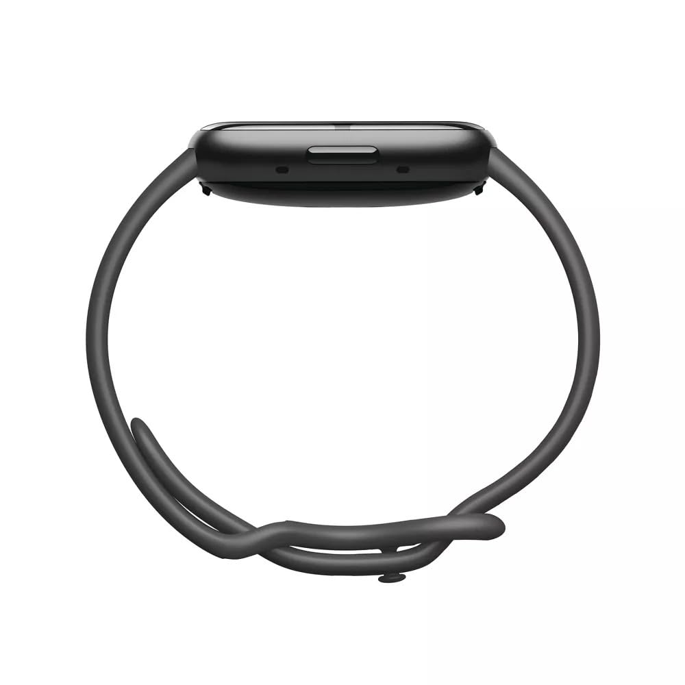 Fitbit Sense 2 Advanced Health and Fitness Smartwatch with Tools to Manage Stress and Sleep, ECG App, SpO2, 24/7 Heart Rate and GPS, Shadow Grey/Graphite, One Size (S & L Bands Included)