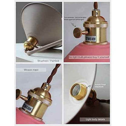 Green Plug in Wall Sconces Set of Two,Wall lamp with Plug in Cord of 2 for Bedroom Hanging Wall Lights E26 Edison Brass lamp Holder with Frosted Paint Body Bedside lamp