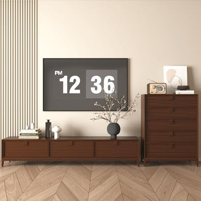 JSEVEM 16"¡¿118" Walnut Wood Wallpaper Peel and Stick Faux Brown Walnut Wood Grain Contact Paper Self Adhesive Wood Wallpaper Vinyl Wrap Furniture Sticker for Kitchen Countertops Cabinets Table Desk