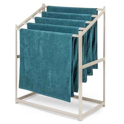 Coast Modern Pool Towel Rack ? Choose Your Color - Outdoor & Indoor 5 Beach Towel PVC Drying Rack
