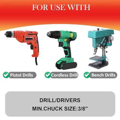 6 in. Bi-Metal Hole Saw Drill Bits - Versatile and Durable Hole Cutter for Wood, Plywood, Plaster Drywall, Ceiling, Plastic Pipe, PVC and Thin Metal - Includes Arbor & Pilot Bit (152mm)