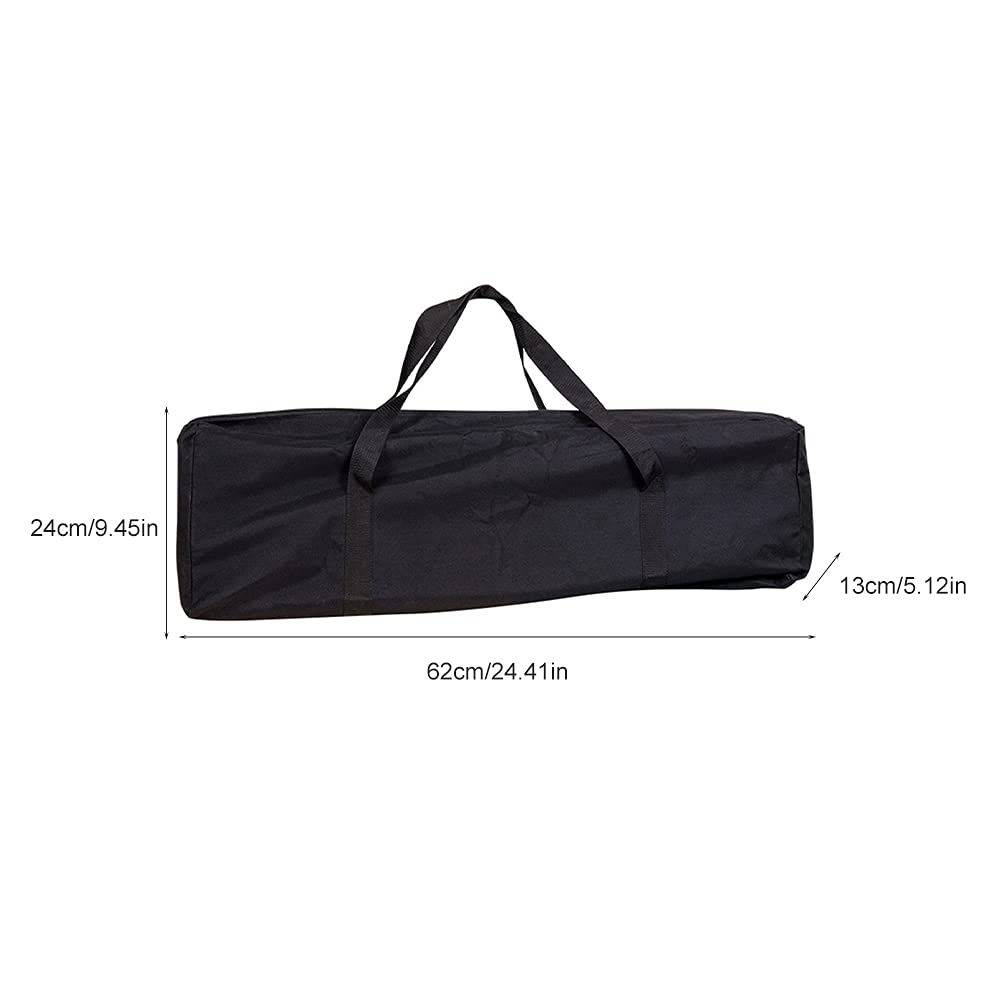 LVOERTUIG BBQ Tool Storage Bag,Oxford Grill Tool Carry Bag, Waterproof Outdoor Picnic Cooking Tools Bag Carry Bag for Camping Car Trip Outdoor Camping (Black,Size:24.41x 5.12 x 9.45inch)